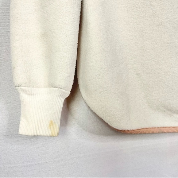 Abercrombie & Fitch Asymmetrical Snap Up Fleece Sweatshirt XXS - Picture 5 of 7